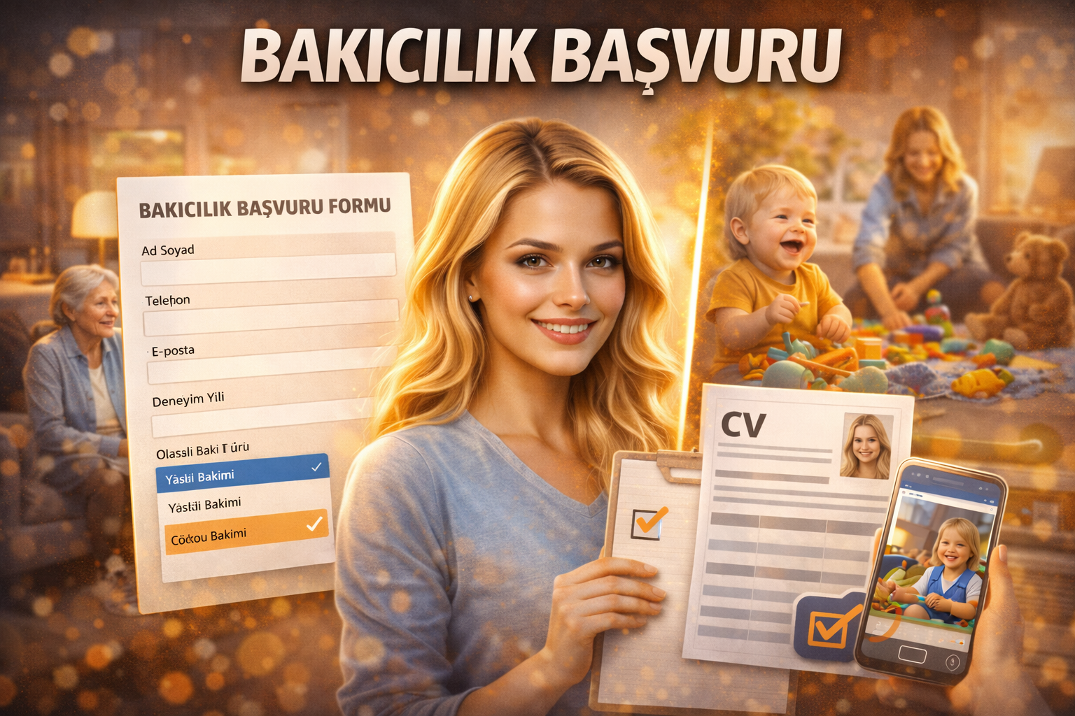 Bakıcılık başvuru görseli