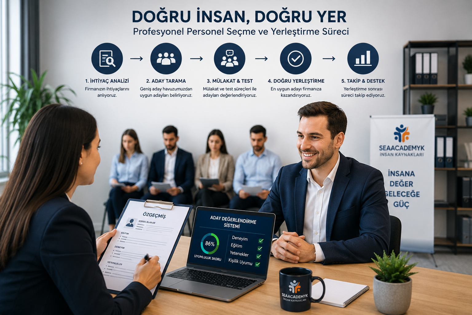 Seaacademyik personel seçme ve işe alım süreci