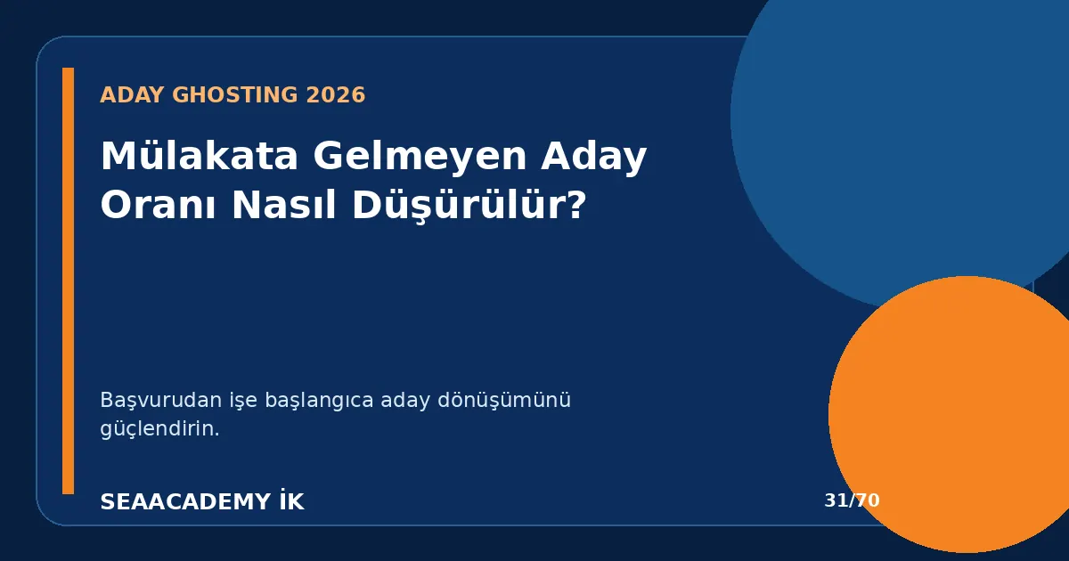 Mülakata Gelmeyen Aday Oranı Nasıl Düşürülür?