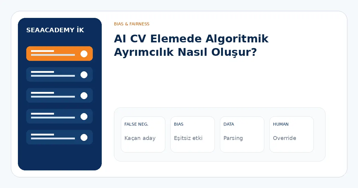 AI CV Elemede Algoritmik Ayrımcılık Nasıl Oluşur? analiz görseli