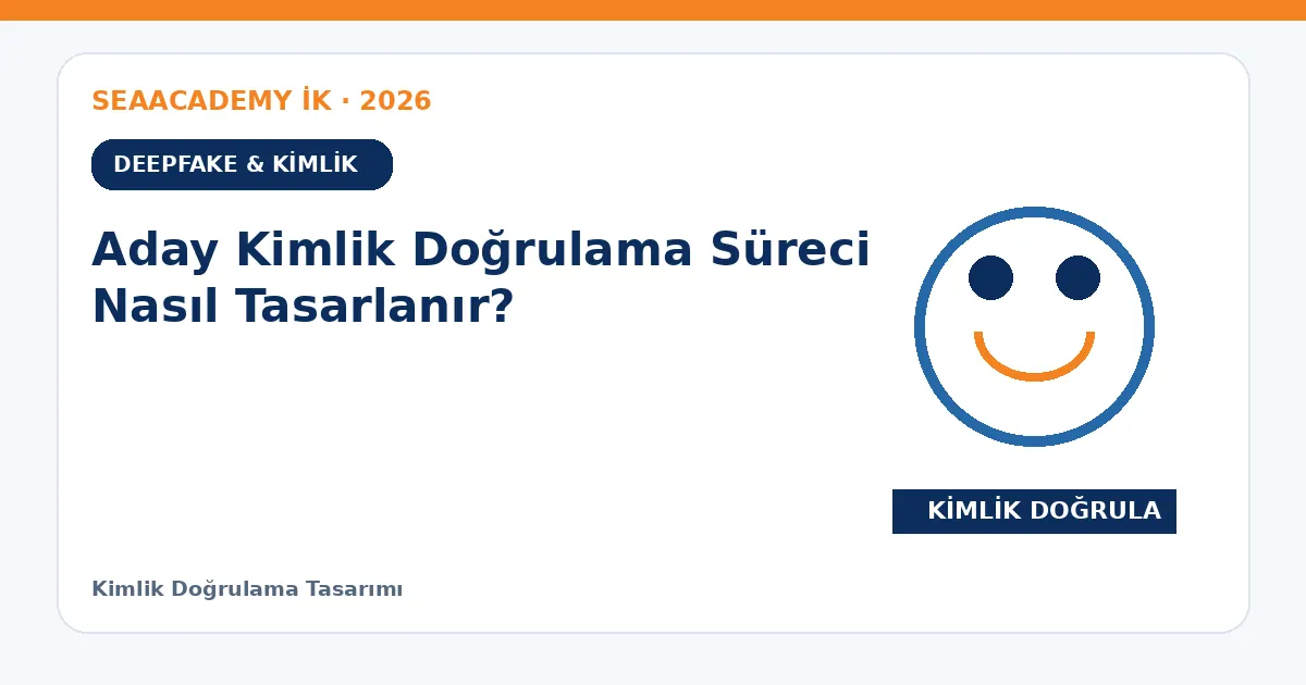 Aday Kimlik Doğrulama Süreci Nasıl Tasarlanır?