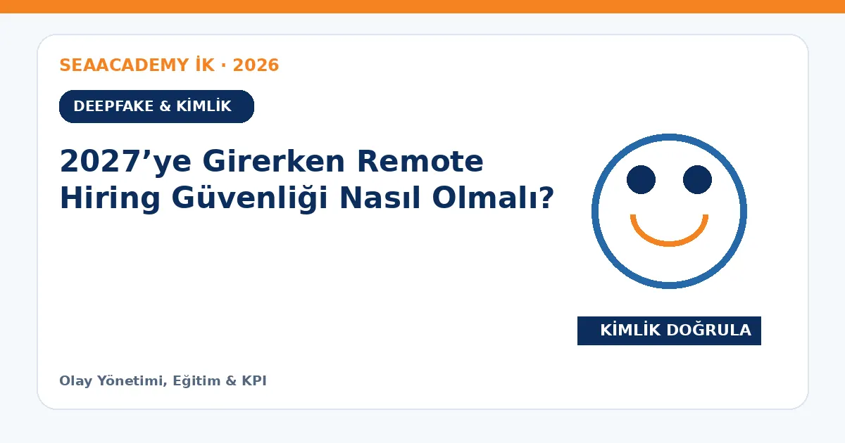 2027’ye Girerken Remote Hiring Güvenliği Nasıl Olmalı?