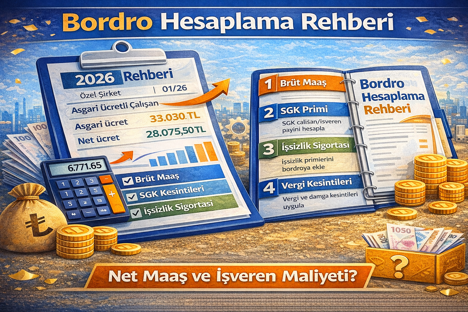 2026 bordro hesaplama ve SGK kesintileri