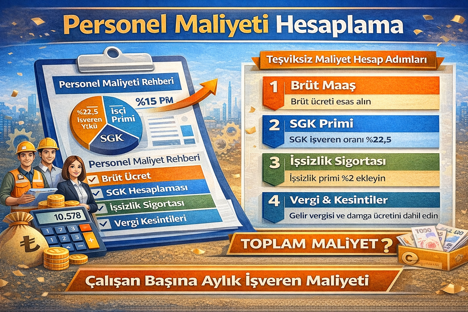 2026 personel maliyeti hesaplama ve işveren gideri