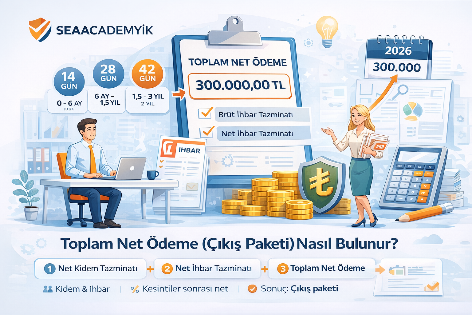 Net çıkış ödemesi hesaplama - toplam net ödeme
