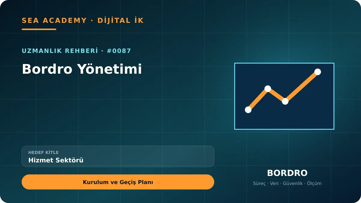 Hizmet Sektörü İçin Bordro Yönetimi: Kurulum ve Geçiş Planı için özgün rehber kapağı