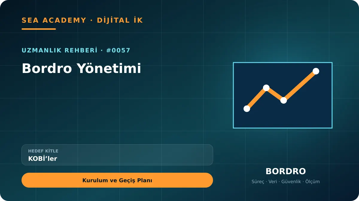 KOBİ’ler İçin Bordro Yönetimi: Kurulum ve Geçiş Planı için özgün rehber kapağı