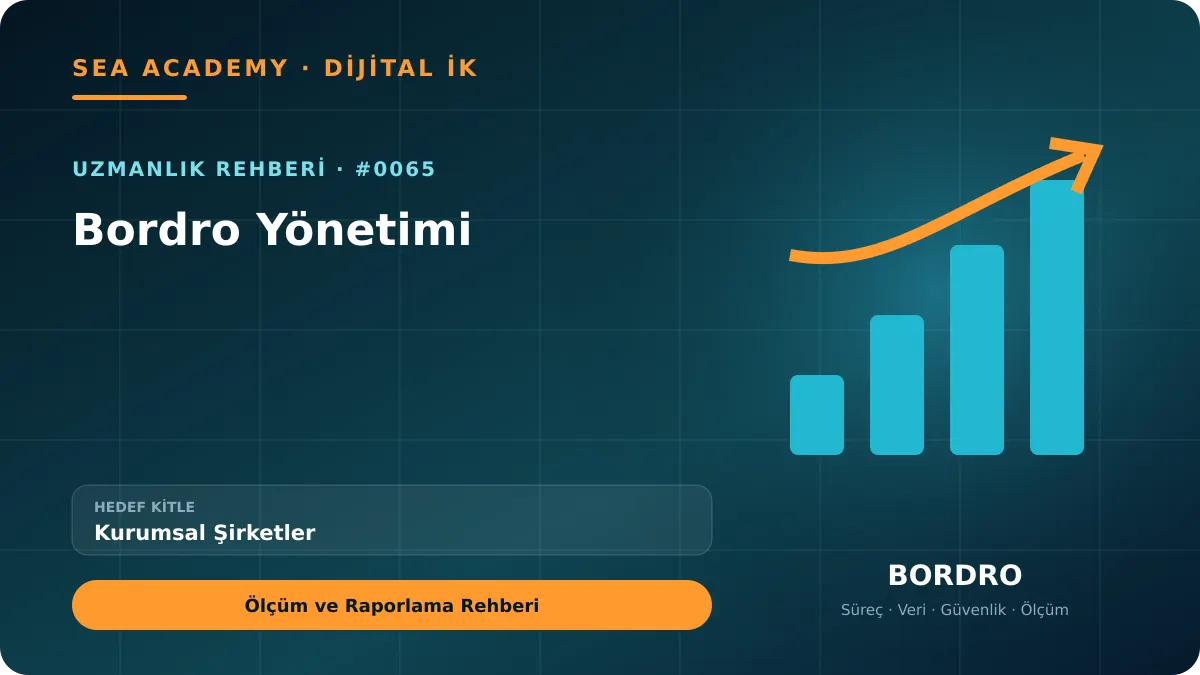 Kurumsal Şirketler İçin Bordro Yönetimi: Ölçüm ve Raporlama Rehberi için özgün rehber kapağı