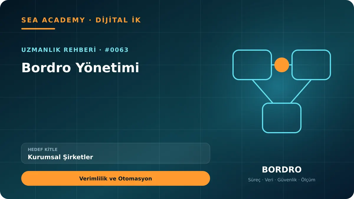 Kurumsal Şirketler İçin Bordro Yönetimi: Verimlilik ve Otomasyon için özgün rehber kapağı