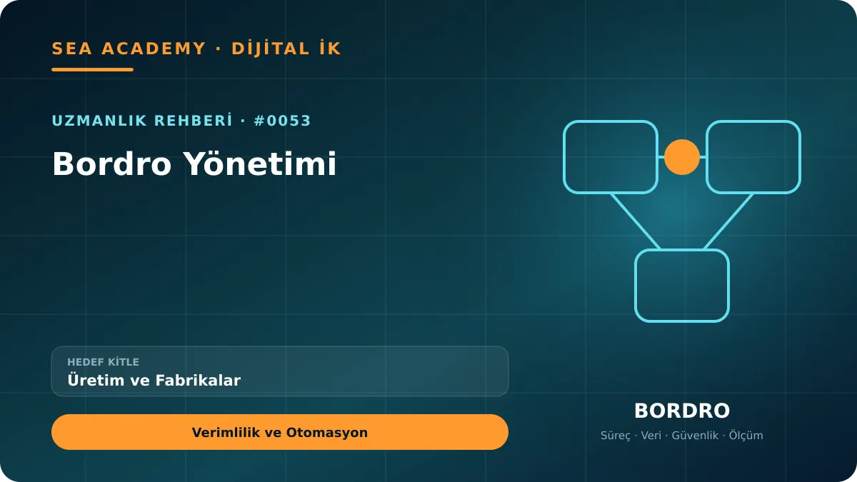 Üretim ve Fabrikalar İçin Bordro Yönetimi: Verimlilik ve Otomasyon için özgün rehber kapağı