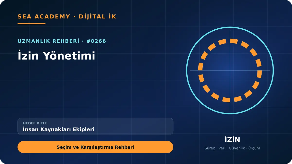 İnsan Kaynakları Ekipleri İçin İzin Yönetimi: Seçim ve Karşılaştırma Rehberi için özgün rehber kapağı