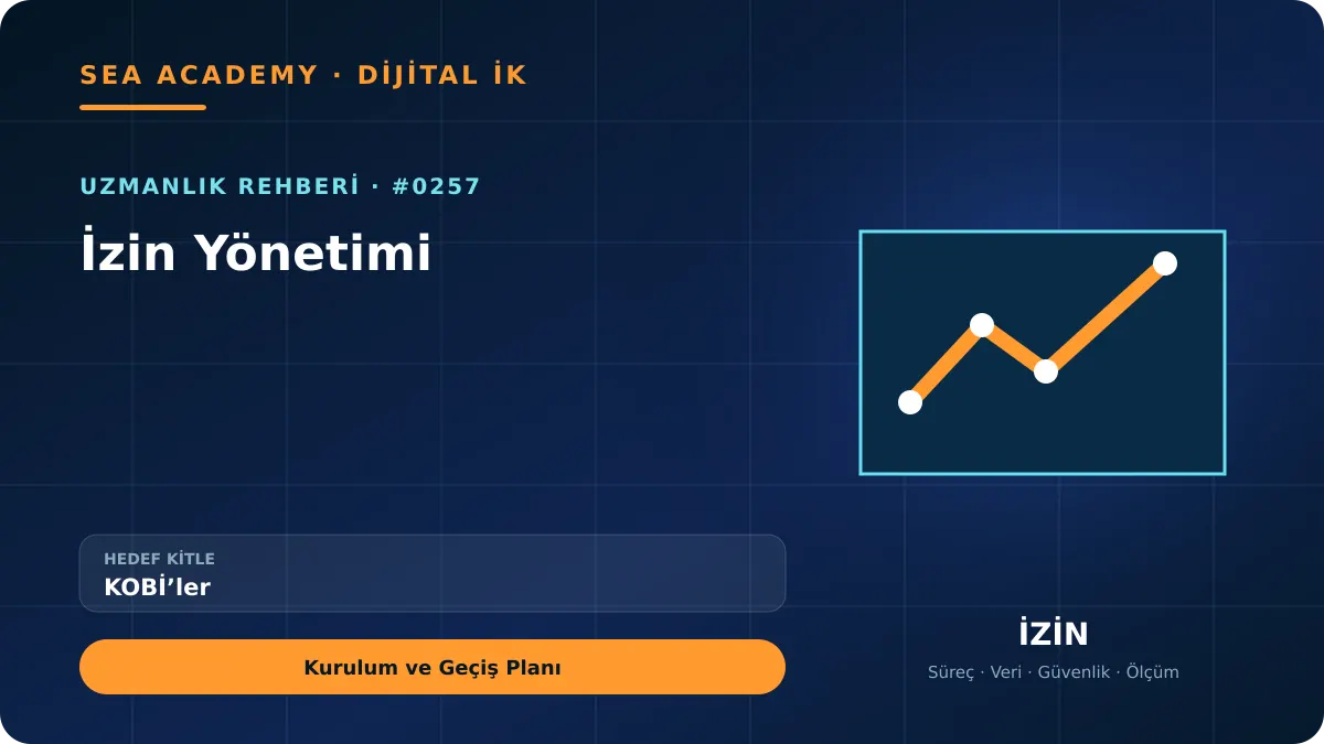 KOBİ’ler İçin İzin Yönetimi: Kurulum ve Geçiş Planı için özgün rehber kapağı