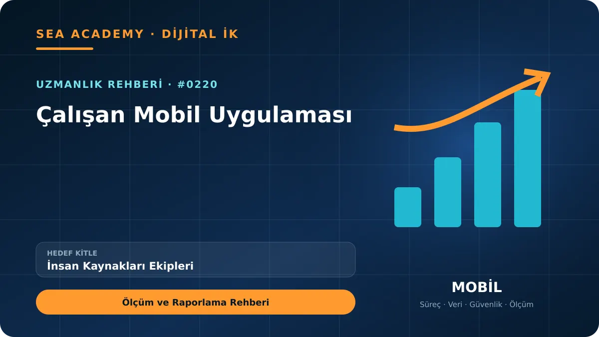 İnsan Kaynakları Ekipleri İçin Çalışan Mobil Uygulaması: Ölçüm ve Raporlama Rehberi için özgün rehber kapağı