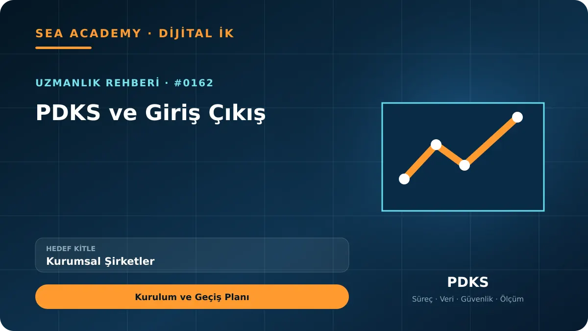 Kurumsal Şirketler İçin PDKS ve Giriş Çıkış: Kurulum ve Geçiş Planı için özgün rehber kapağı