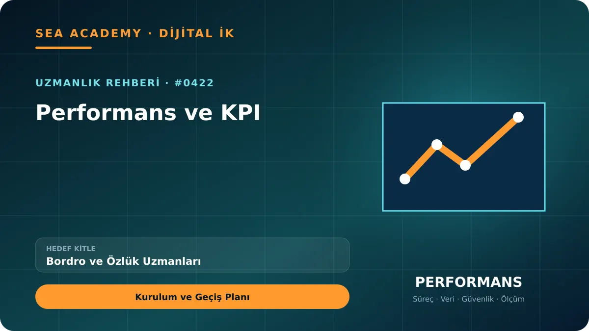 Bordro ve Özlük Uzmanları İçin Performans ve KPI: Kurulum ve Geçiş Planı için özgün rehber kapağı