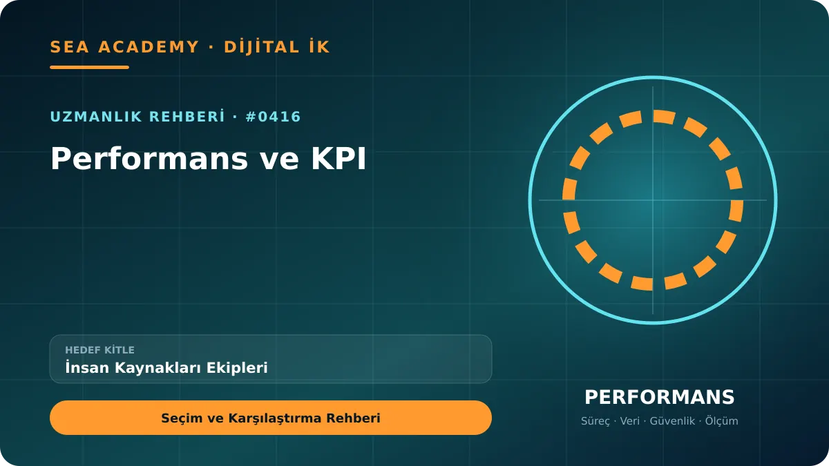 İnsan Kaynakları Ekipleri İçin Performans ve KPI: Seçim ve Karşılaştırma Rehberi için özgün rehber kapağı
