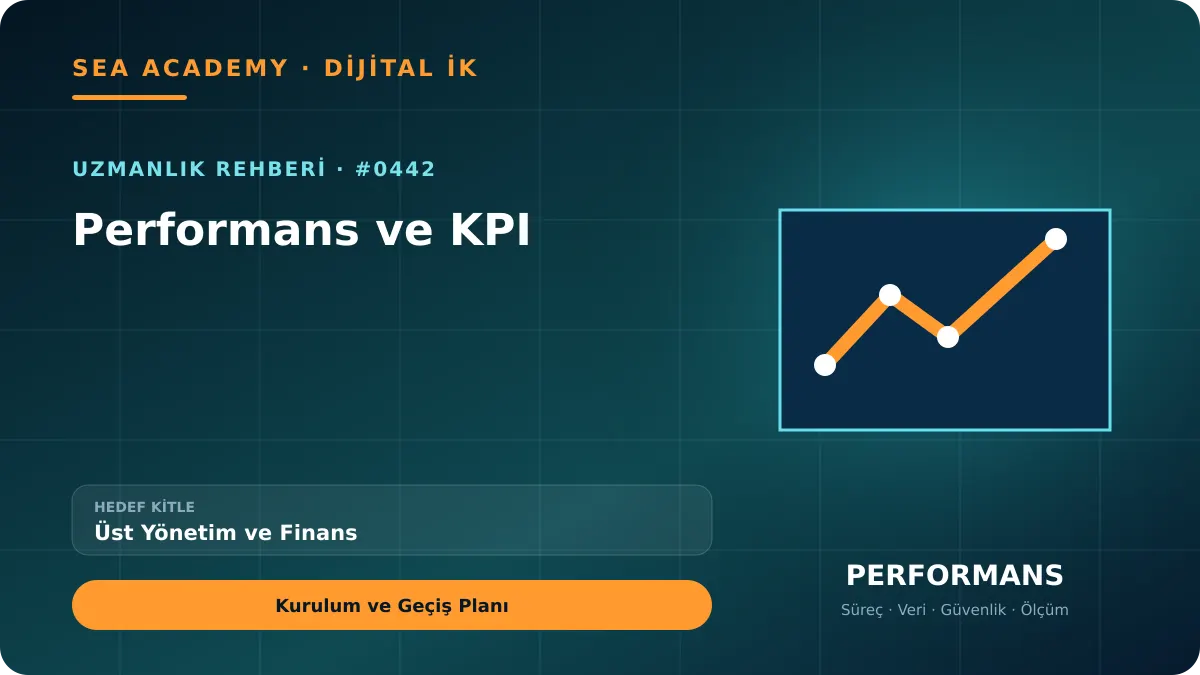 Üst Yönetim ve Finans İçin Performans ve KPI: Kurulum ve Geçiş Planı için özgün rehber kapağı