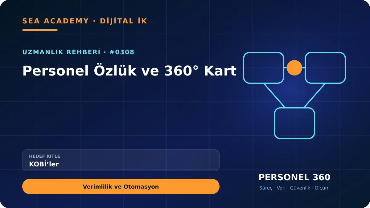 KOBİ’ler İçin Personel Özlük ve 360° Kart: Verimlilik ve Otomasyon için özgün rehber kapağı
