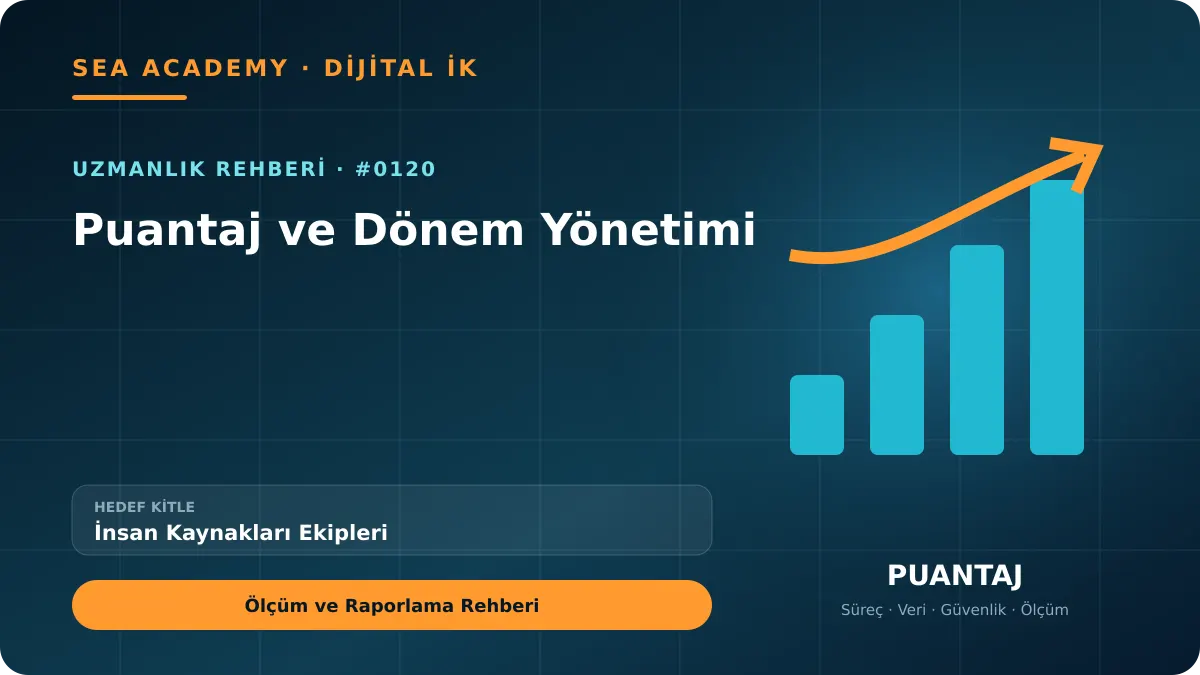 İnsan Kaynakları Ekipleri İçin Puantaj ve Dönem Yönetimi: Ölçüm ve Raporlama Rehberi için özgün rehber kapağı