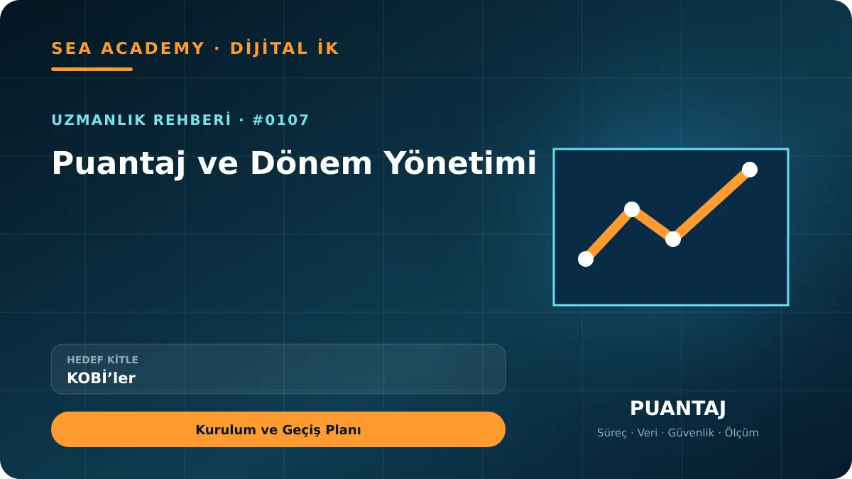 KOBİ’ler İçin Puantaj ve Dönem Yönetimi: Kurulum ve Geçiş Planı için özgün rehber kapağı