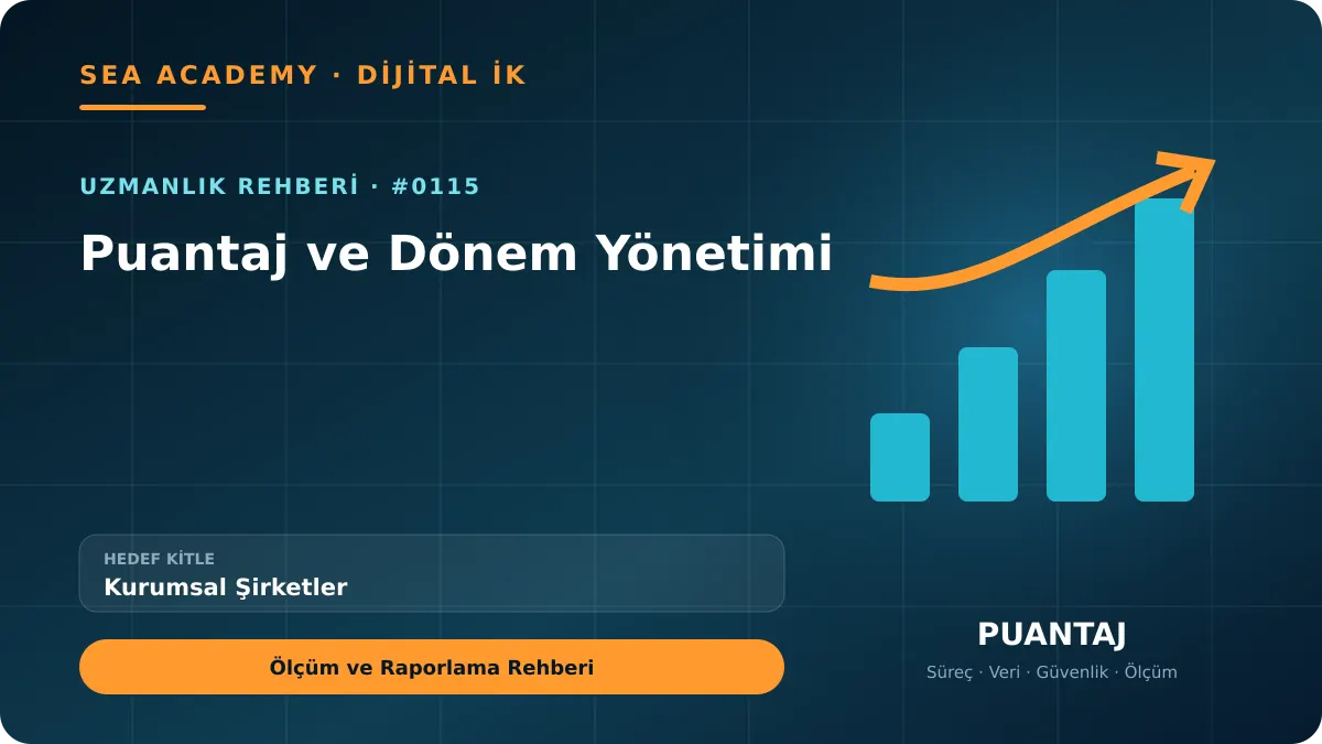 Kurumsal Şirketler İçin Puantaj ve Dönem Yönetimi: Ölçüm ve Raporlama Rehberi için özgün rehber kapağı