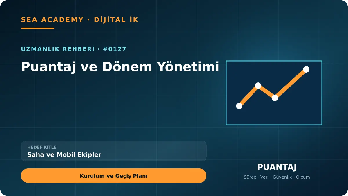 Saha ve Mobil Ekipler İçin Puantaj ve Dönem Yönetimi: Kurulum ve Geçiş Planı için özgün rehber kapağı