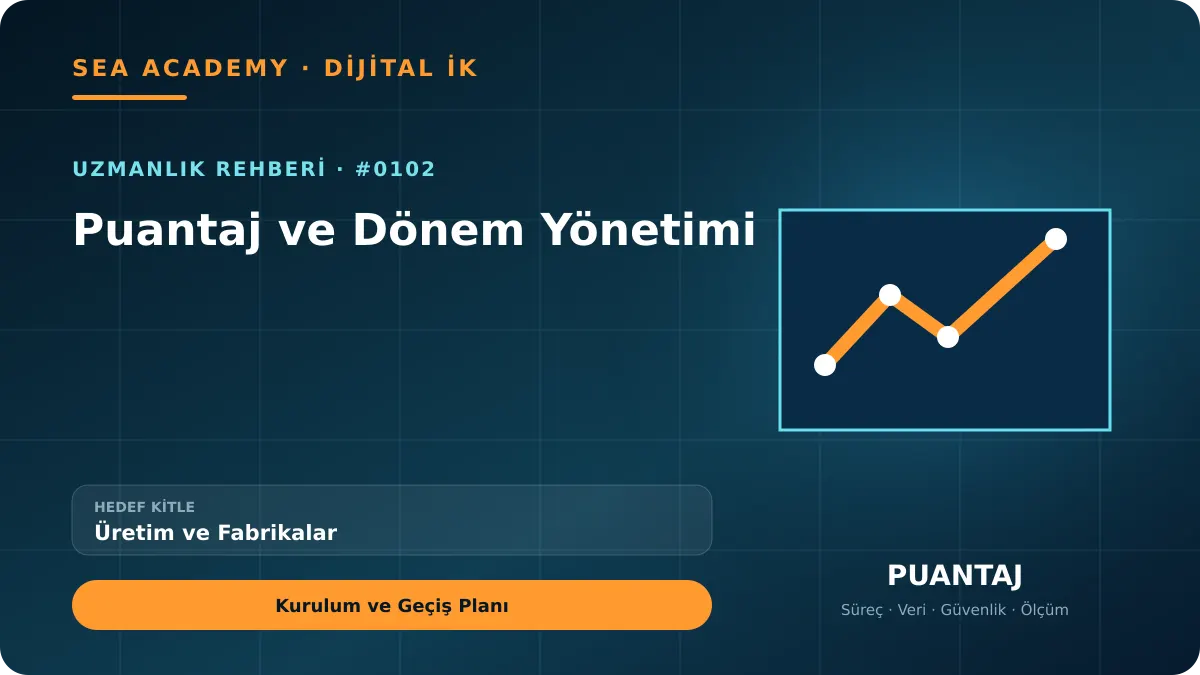 Üretim ve Fabrikalar İçin Puantaj ve Dönem Yönetimi: Kurulum ve Geçiş Planı için özgün rehber kapağı