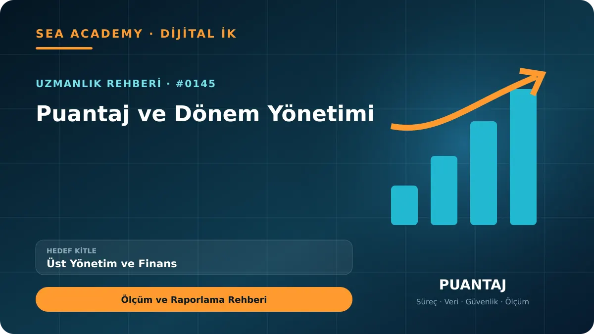 Üst Yönetim ve Finans İçin Puantaj ve Dönem Yönetimi: Ölçüm ve Raporlama Rehberi için özgün rehber kapağı