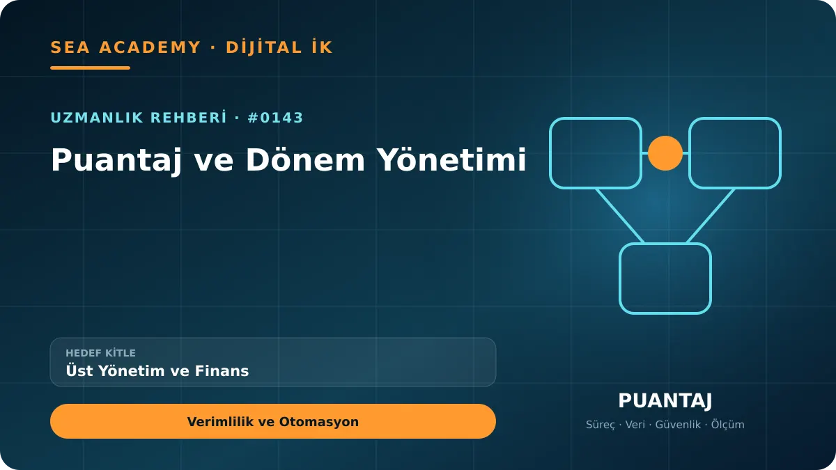 Üst Yönetim ve Finans İçin Puantaj ve Dönem Yönetimi: Verimlilik ve Otomasyon için özgün rehber kapağı