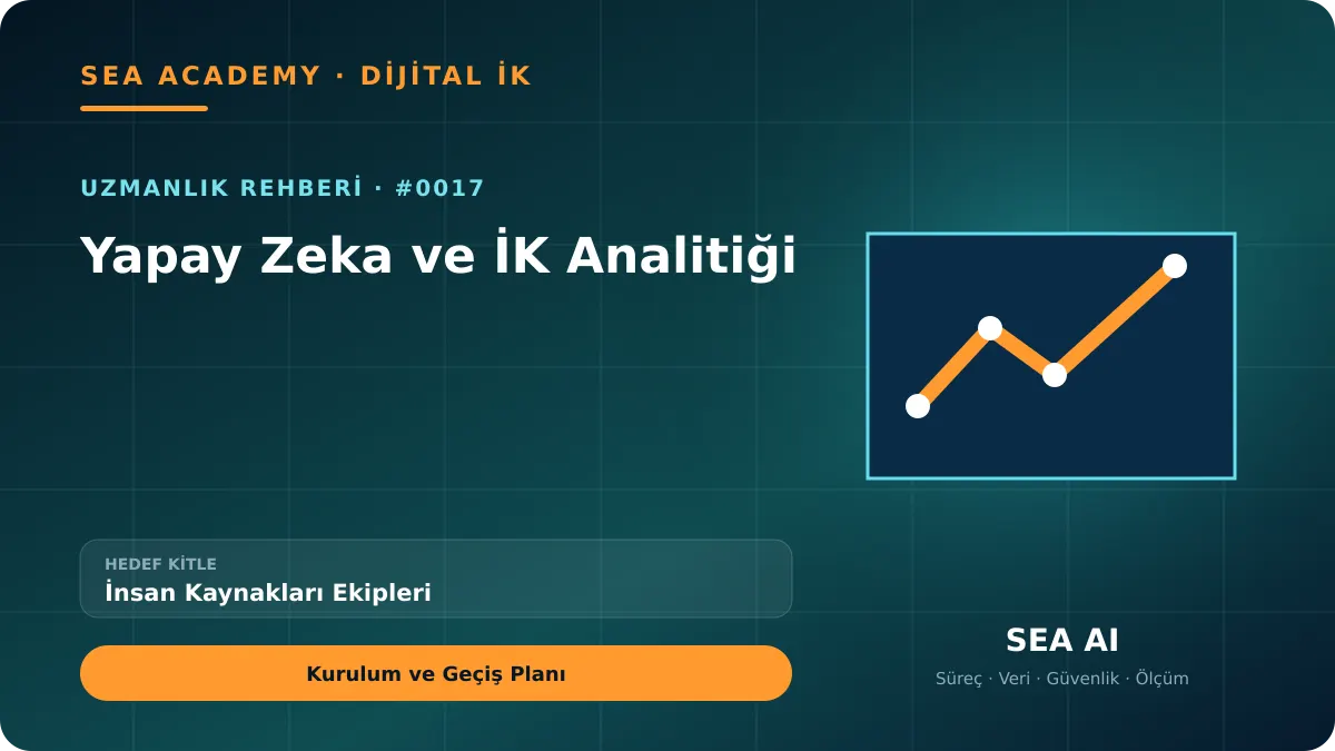 İnsan Kaynakları Ekipleri İçin Yapay Zeka ve İK Analitiği: Kurulum ve Geçiş Planı için özgün rehber kapağı