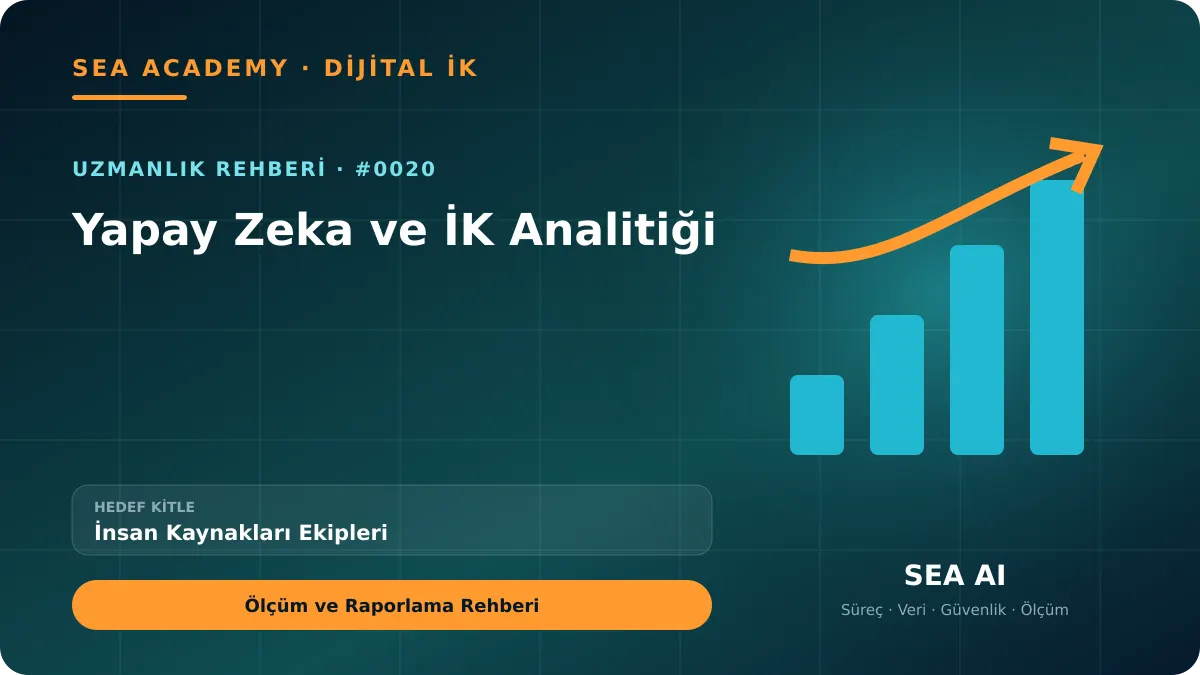 İnsan Kaynakları Ekipleri İçin Yapay Zeka ve İK Analitiği: Ölçüm ve Raporlama Rehberi için özgün rehber kapağı