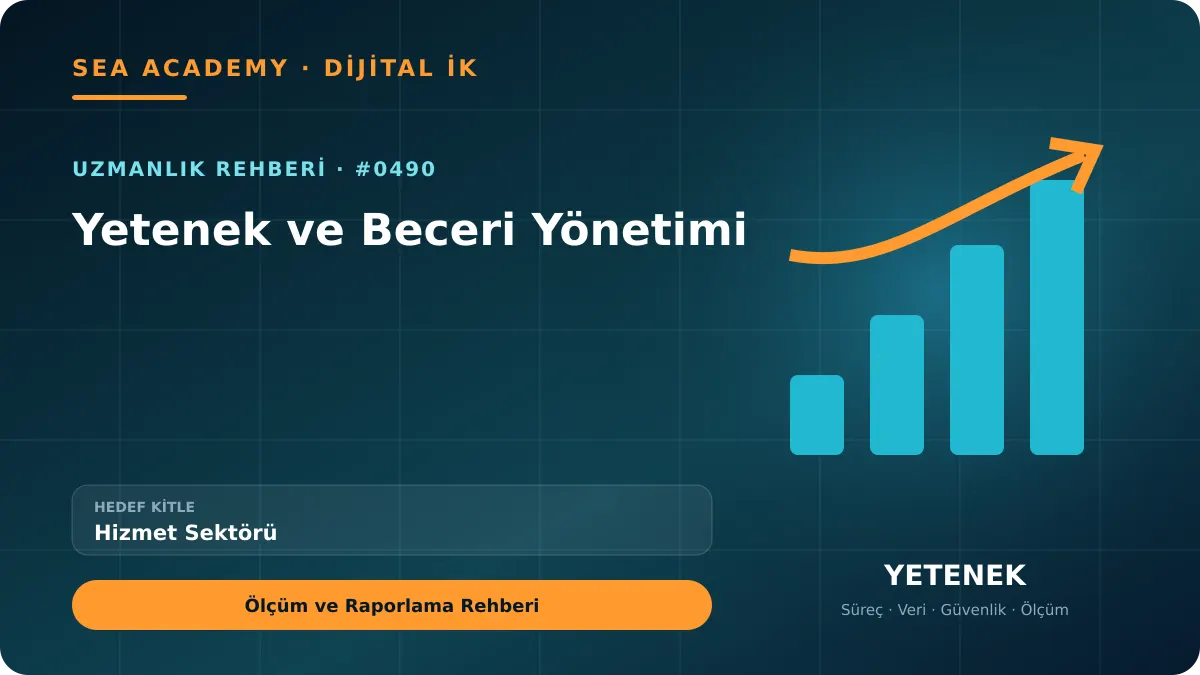 Hizmet Sektörü İçin Yetenek ve Beceri Yönetimi: Ölçüm ve Raporlama Rehberi için özgün rehber kapağı
