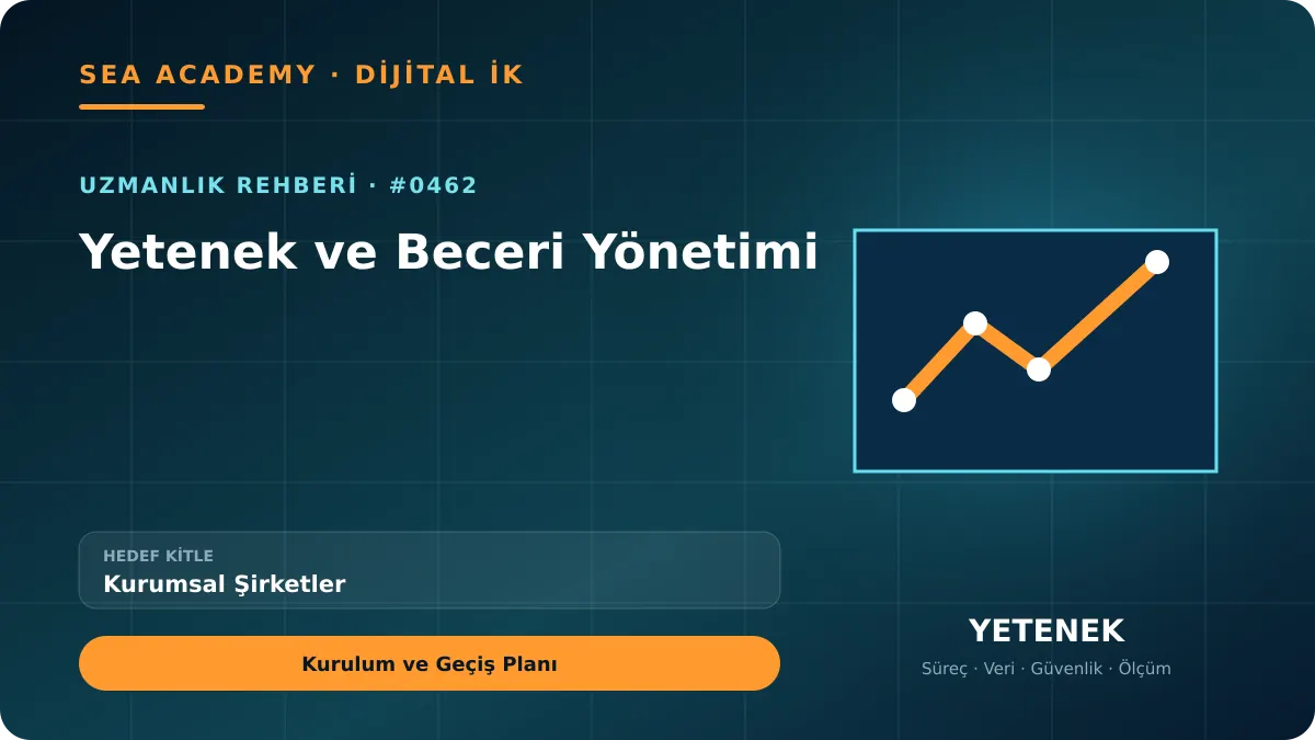 Kurumsal Şirketler İçin Yetenek ve Beceri Yönetimi: Kurulum ve Geçiş Planı için özgün rehber kapağı
