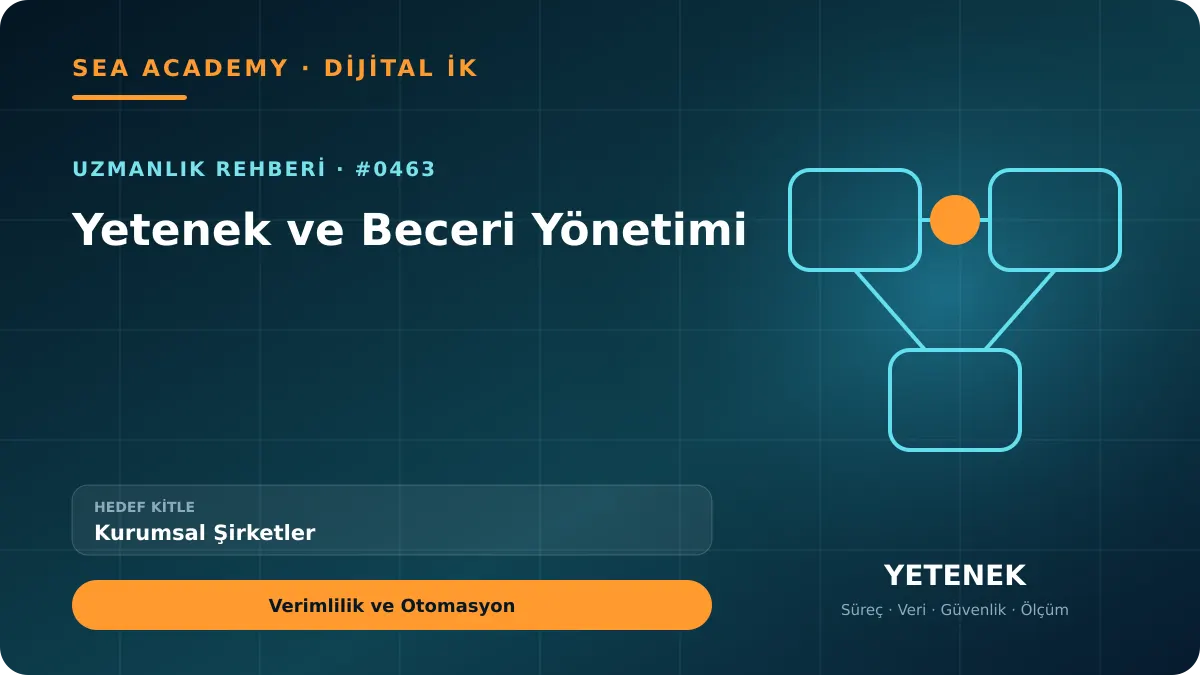 Kurumsal Şirketler İçin Yetenek ve Beceri Yönetimi: Verimlilik ve Otomasyon için özgün rehber kapağı