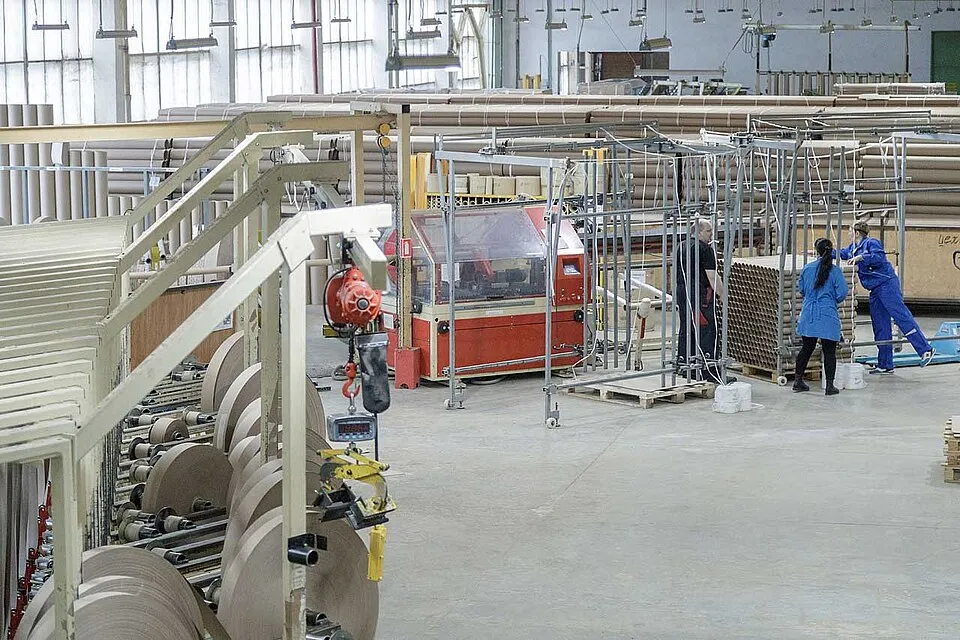 Üretim ve sanayi çalışma ortamından bir görünüm