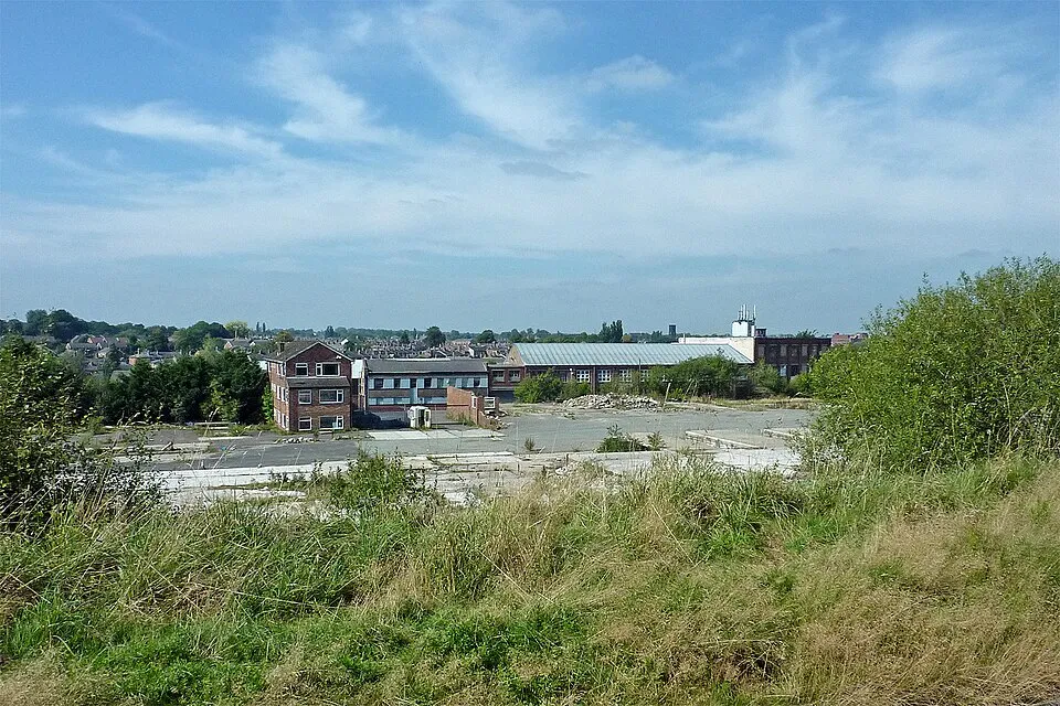 Cleared industrial site awaiting development in Macclesfield - geograph.org.uk - 6629441.jpg