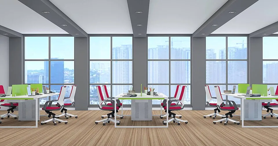 Ofis ve ortak çalışma ortamından bir görünüm