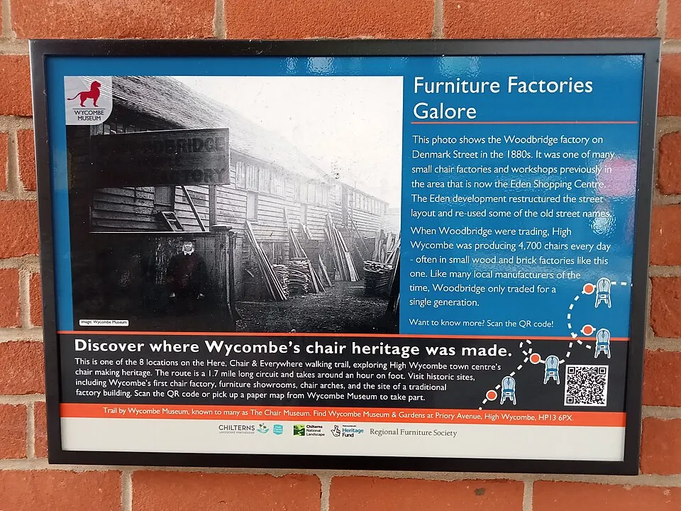 Furniture Factories Information Board in Denmark Street - geograph.org.uk - 8285746.jpg