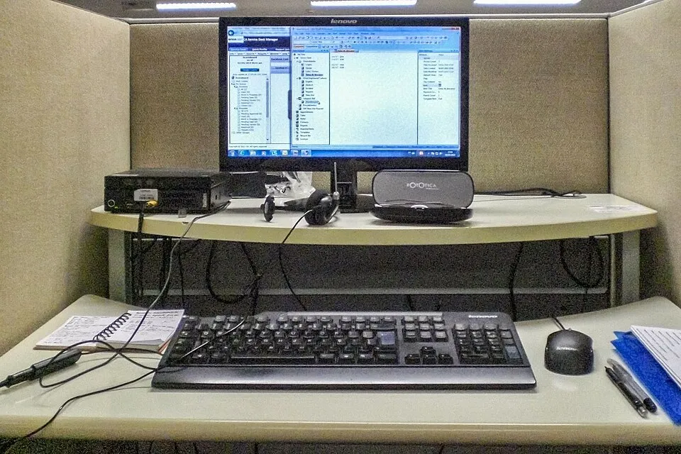 Ofis ve ortak çalışma ortamından bir görünüm