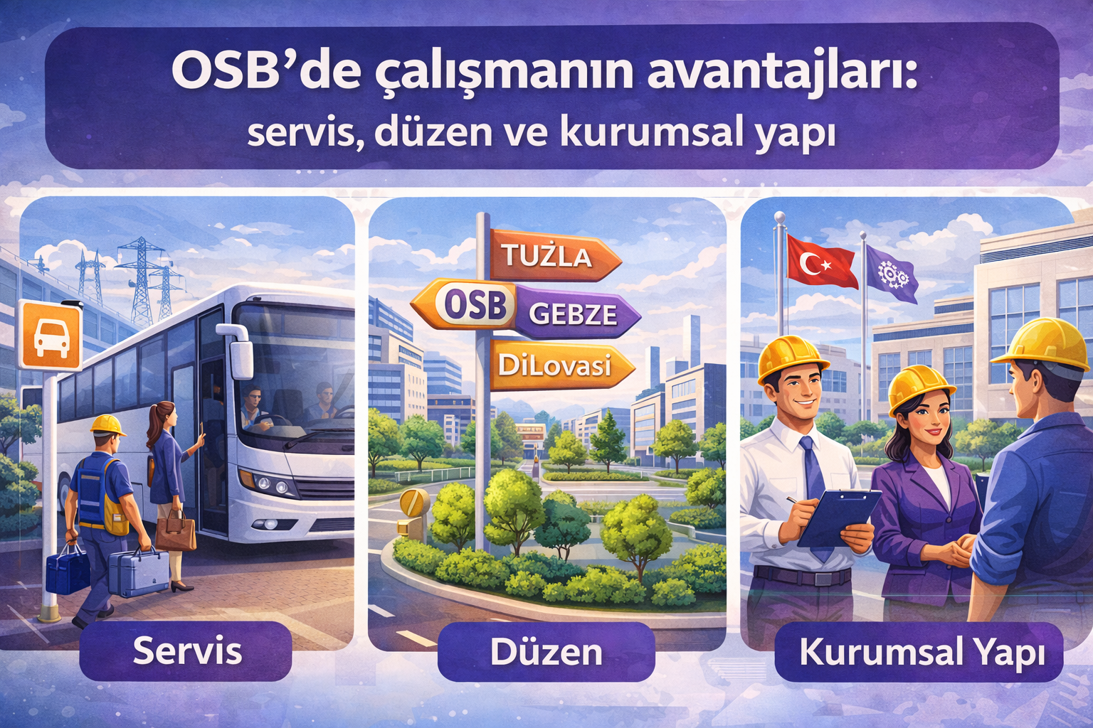 OSB’de çalışmanın avantajları