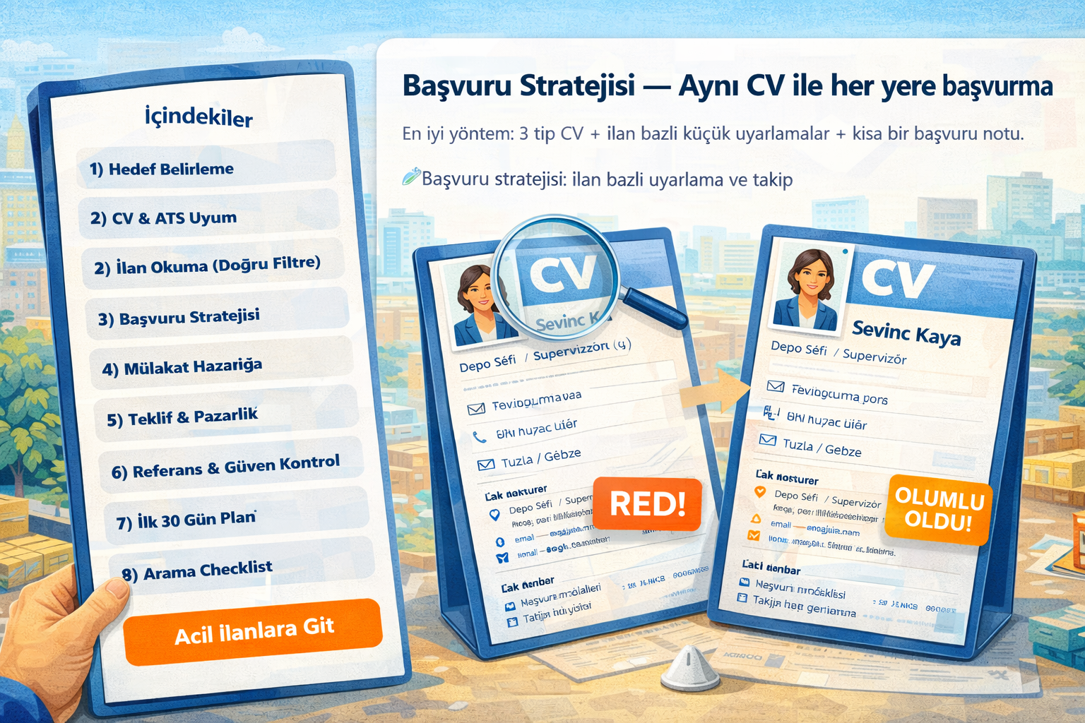 Başvuru stratejisi: ilan bazlı uyarlama ve takip