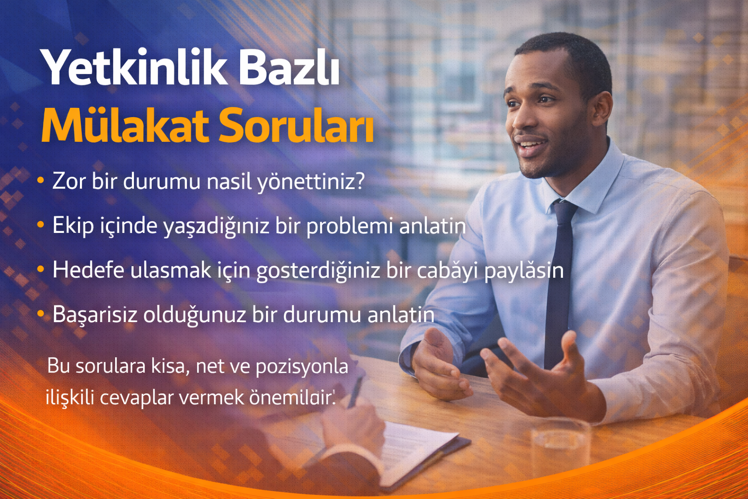 Yetkinlik bazlı sorular