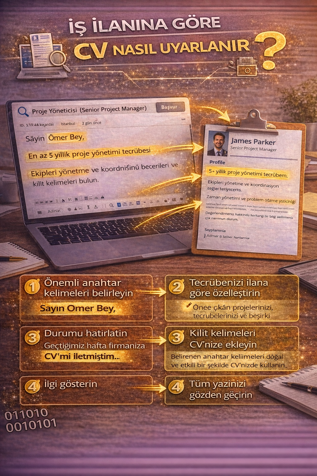 İlana göre CV uyarlama