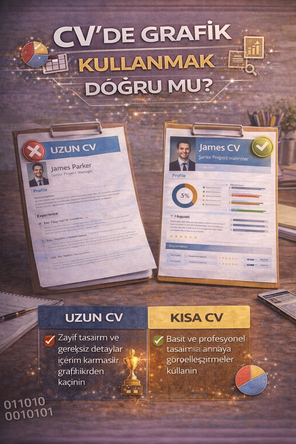 CV grafik kullanımı
