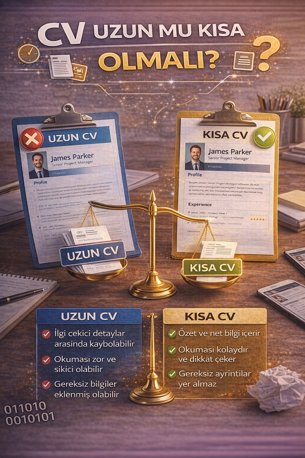 CV uzun mu kısa mı