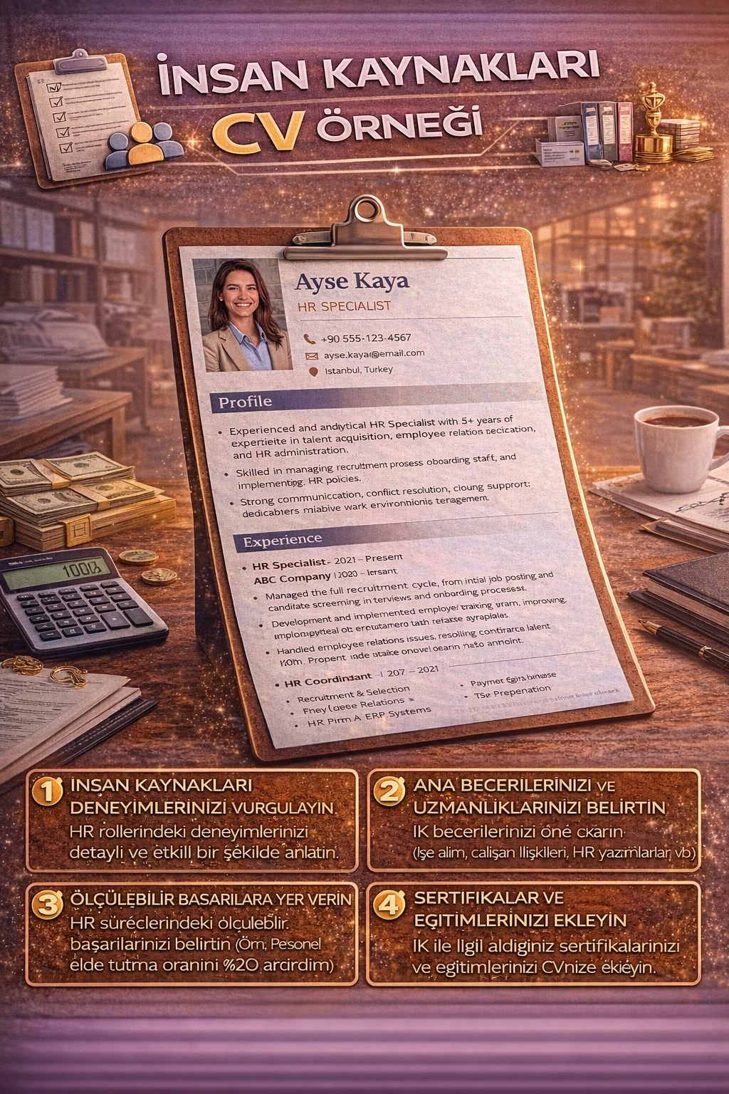 İnsan kaynakları CV örneği