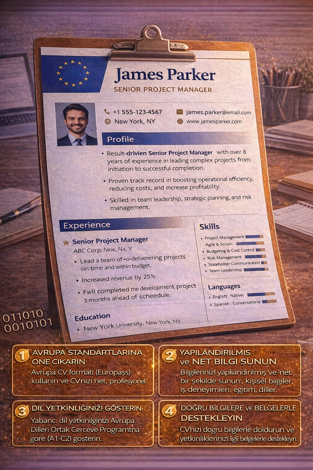 Amerikan CV örneği