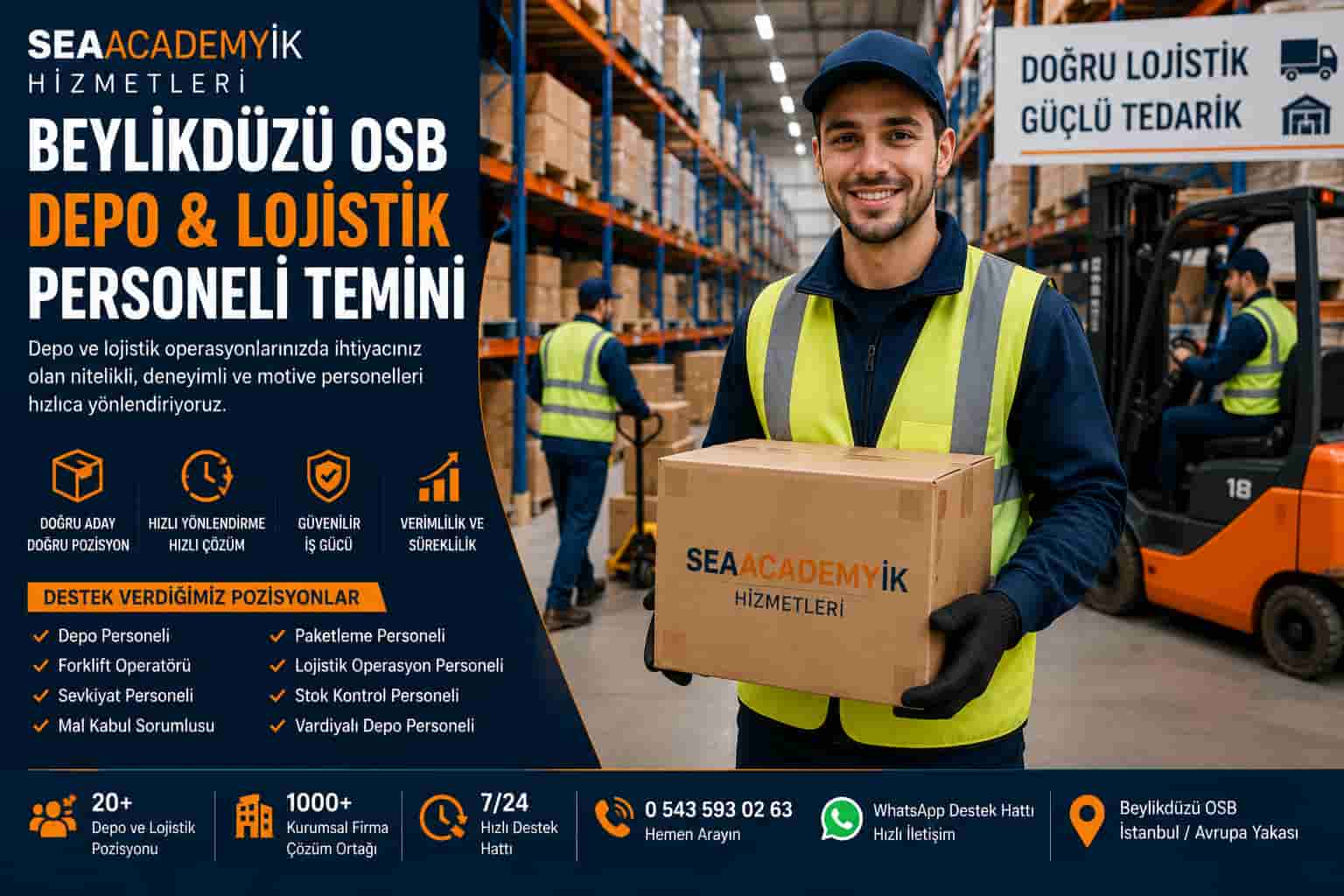 Beylikdüzü depo ve lojistik personeli