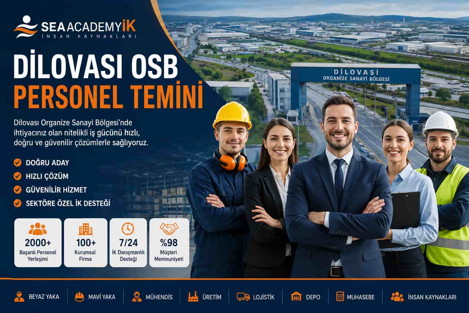 Dilovası OSB personel temini ve Gebze OSB işe alım danışmanlığı