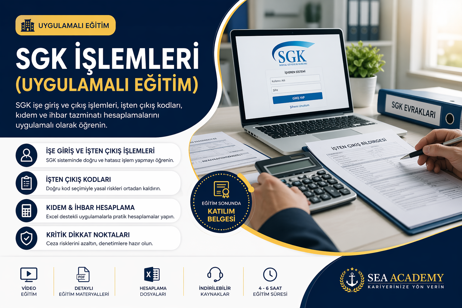 SGK İşlemleri Eğitimi